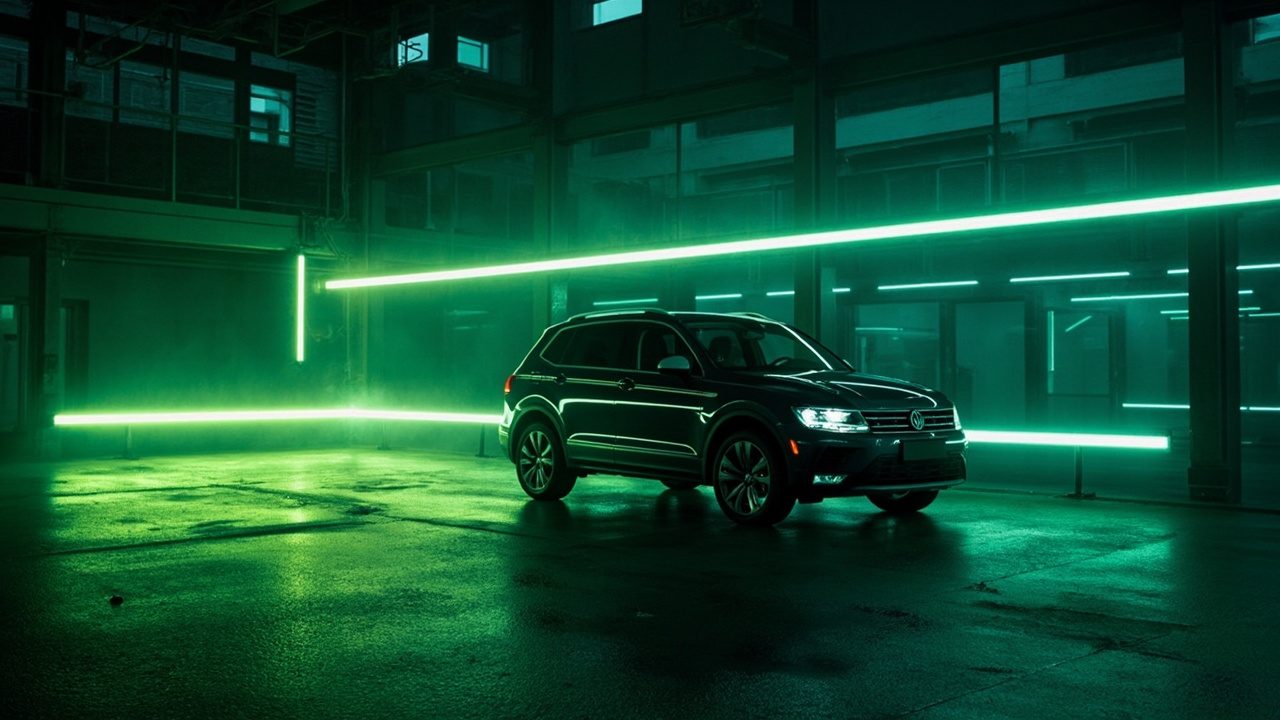 Volkswagen Tiguan, задняя часть в салоне